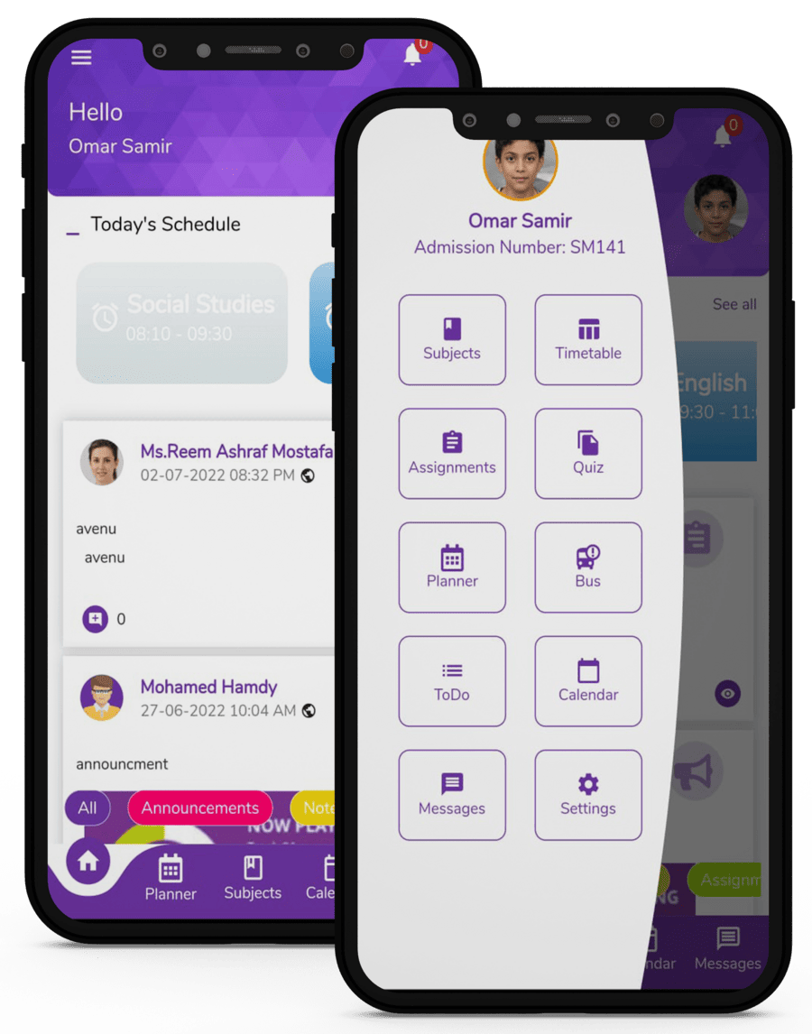 ILearn EMS app screens